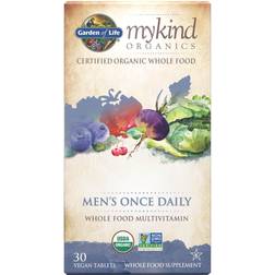 Garden of Life mykind Organics Men's Once Daily 30 Tablets 30 stk
