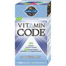 Garden of Life Vitamin Code 50 and Wiser Men 240 Capsules