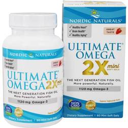 Nordic Naturals Ultimate Omega Strawberry 1120 mg 60 Softgel 60 Stk.