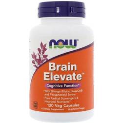 NOW Brain Elevate 120 Veg Capsules