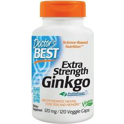 Doctor's Best Extra Strength Ginkgo, 120mg, 120 vcaps 120 stk