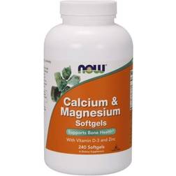 NOW Foods Calcium & Magnesium 240 Softgels