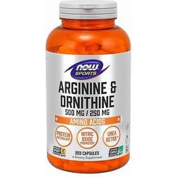 Now Foods ARGININE & ORNITHINE 250 stk 250 stk