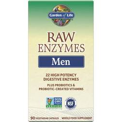 Garden of Life Raw Enzymes Men 90ct Capsules