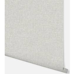 Arthouse Linen Texture Wallpaper Grey