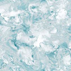 Muriva Elixir Marble Wallpaper, Teal