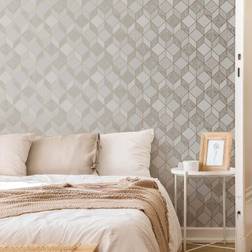 Superfresco Easy Superfresco Vittorio Grey/Rose Gold Geometric Wallpaper