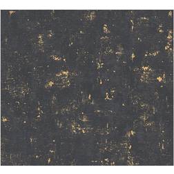A.S. Creation Fibertapet Make Up 0,53x10,05 m Svart/Guld Vallila