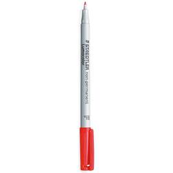 Staedtler 316 Lumocolor Non-permanent Pen 0.6MM Fine Tip Red (Pack-10)