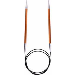 Knitpro Zing Rundpinde Aluminium 80cm 4,50mm 31.5in US7 Iolite