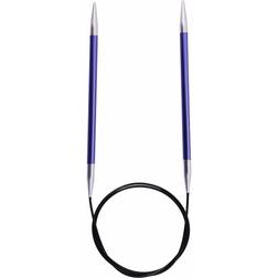 Knitpro Zing Rundpinde Aluminium 150cm 4,00mm 59in US6 Sapphire