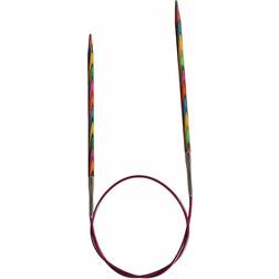 Knitpro KP21340 80 cm x 5.5 mm Symfonie Fixed Circular Needles, Multi-Color