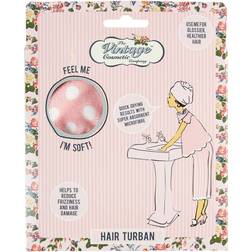 The Vintage Cosmetic Company Hair Turban Pink Polka Dot