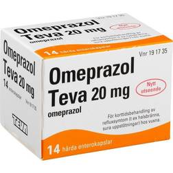 Omeprazol Teva 20mg 14 st Kapsel