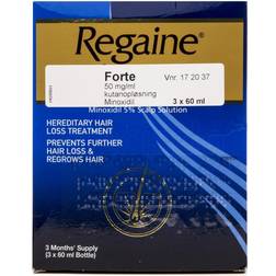 Regaine Forte 50mg/m 60ml 3 stk Løsning