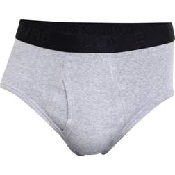 Dovre Herenslips Brief With Fly - Grijs Katoen