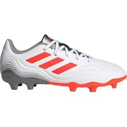 adidas Junior Copa Sense.3 FG - Cloud White/Solar Red/Iron Metallic