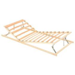 vidaXL Slatted Bed Base with 13 Slats Adjustable Head & Foot Bettrahmen 100X200cm