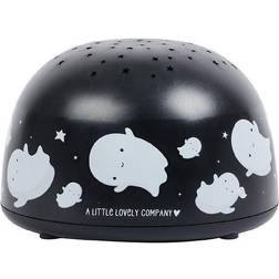 A Little Lovely Company Projector Light Ghost Nattlampa