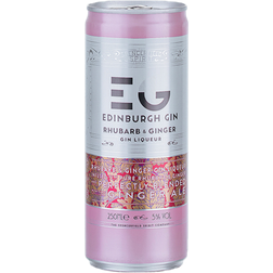 Edinburgh Gin Rhubarb & Ginger with Ginger Ale 5% 25cl