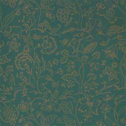 Morris & Co Tapete Middlemore von Moss Gold verde