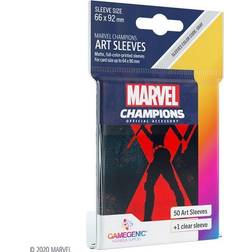 Gamegenic Marvel Champions 50 Art Sleeves Black Widow