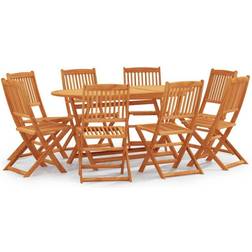 vidaXL 3087158 Ensemble repas de patio, 1 Table incluse 8 Chaises