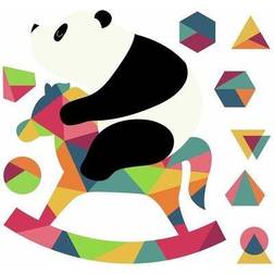 RoomMates Andy Westface Panda Nursery Peel & Stick Giant Wall Decals