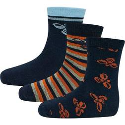 Hummel Alfie Sock 3-pack - Black Iris (214178-1009)