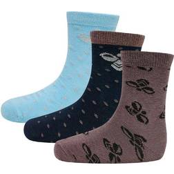 Hummel Alfie Sock 3-pack - Airy Blue (214178-6475)