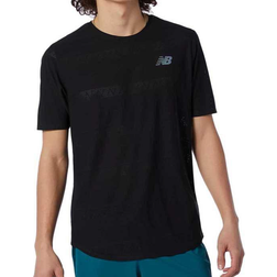 New Balance Q Speed Jacquard Short Sleeve T-shirt Men - Black