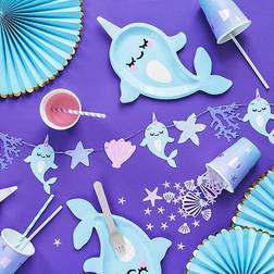 PartyDeco Viirinauha Narwhal