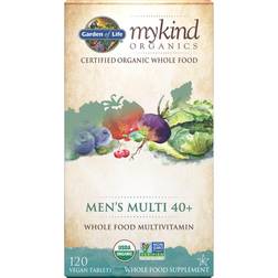 Garden of Life mykind Organics Mens 40 Multi 120 Tablets