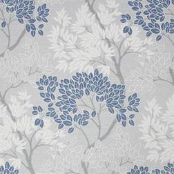 Fresco Lykke Tree Navy Wallpaper