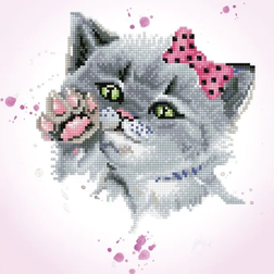 Diamond Dotz Diamond Dotz 32 x 32 cm Kattekilling