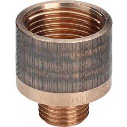VIEGA spidsmuffe 1" x 2" rødgods