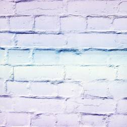 Arthouse Ombre Brick Lilac/Mint Wallpaper