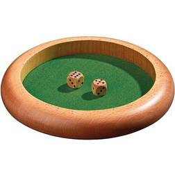 Philos Dice Tray Wood Small