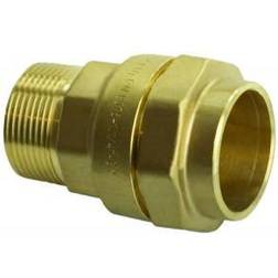 isiflo Isiflo 50 mm x 1" overgang med nippel, messing, PN16