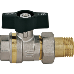 Mercury kuglehane 1/2'' muffe og med radiatorforskruning T-greb