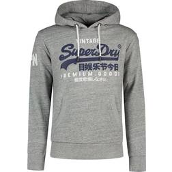 Superdry Collegepaita - Yönsininen/Meleerattu Harmaa/Valkoinen