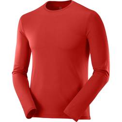 Salomon Agile Long Sleeve T-shirt Men - Goji Berry