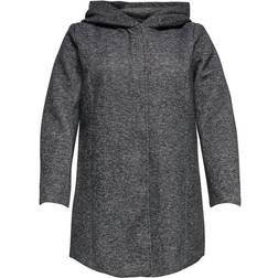 Only Cappotto Light Coat Otw Cappotto - Dark Grey Melange