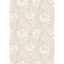 Boråstapeter Acanthus storblommig, beige