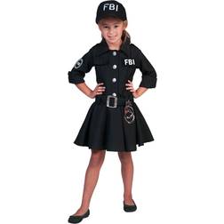 Funny Fashion FBI-agent til karneval- i dag 10x babypoints 116