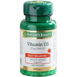 Natures Bounty Vitamin D3 1000iu 100 Stk.