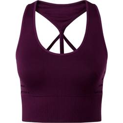 Tridri Seamless 3D Fit Multi Sport Reveal Sport Bra - Mulberry