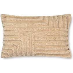 ferm LIVING Crease Prydnadskudde Beige (60x40cm)