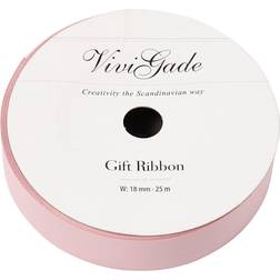 Vivi Gade Ruban Cadeau Mat 10 mm x 25 m Rose Pastel Mixte