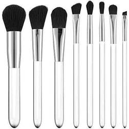 Tools for Beauty Mimo Makeup Brush Transparent 8' Set